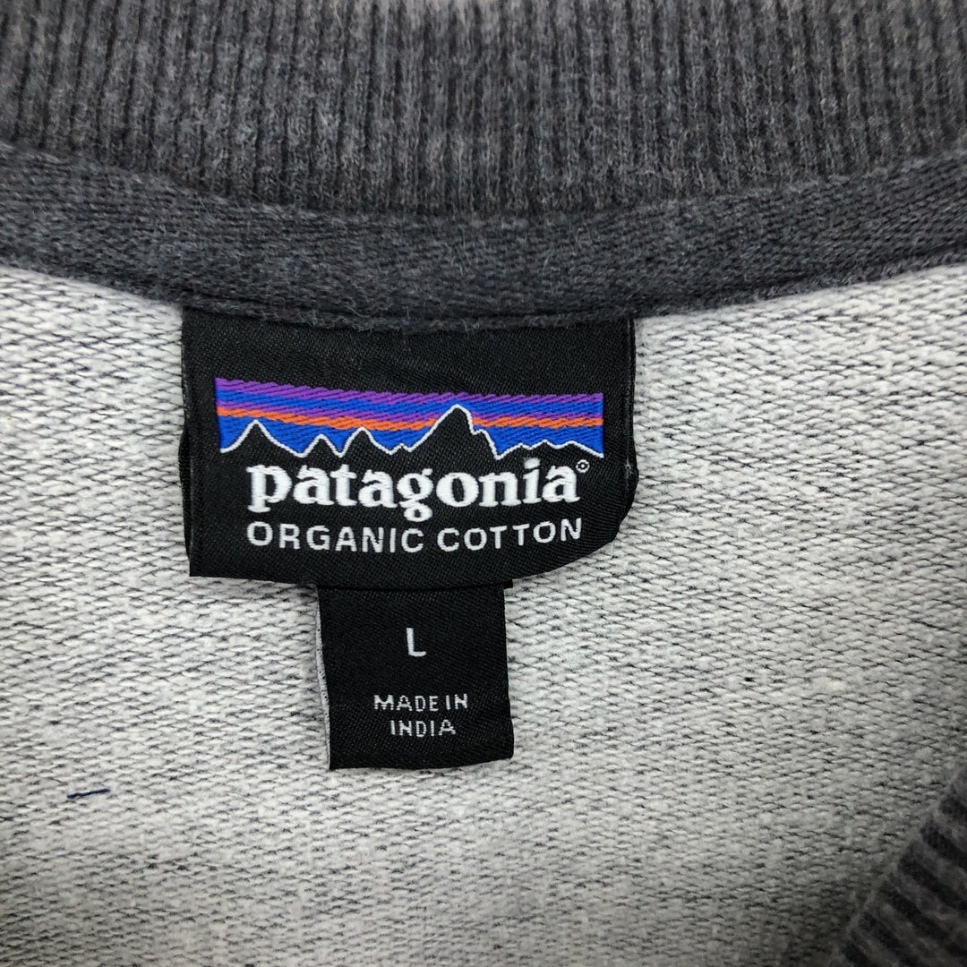 Patagonia Organic Cotton 39486FA17 One Point Logo Sweatshirt Trainer Men's L size / eaa468379