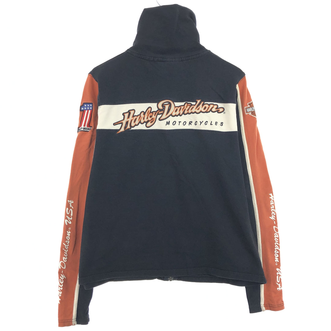 00'S Harley-Davidson Back Logo Full Zip Sweatshirt Trainer Men's XL /eaa468503