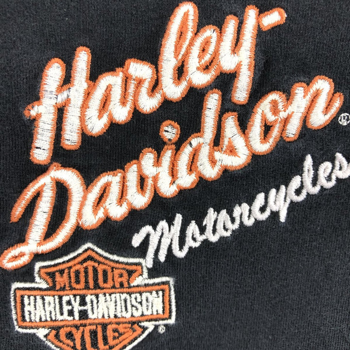 00'S Harley-Davidson Back Logo Full Zip Sweatshirt Trainer Men's XL /eaa468503