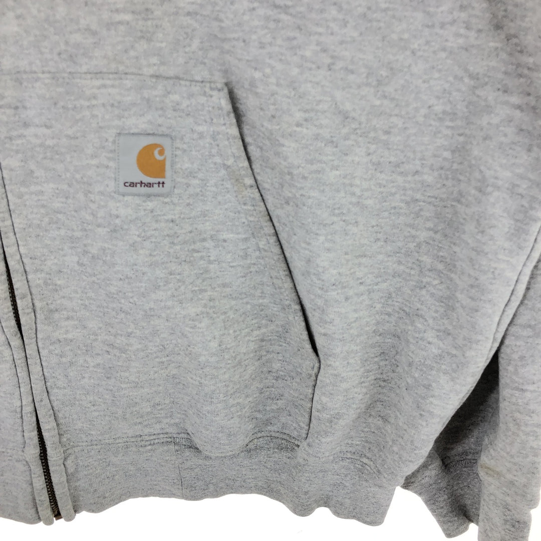 Carhartt Back Embroidery Sweat Full Zip Hoodie Men's L Size / eaa468550