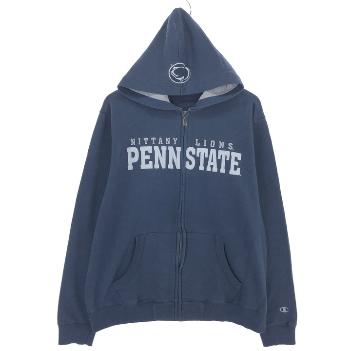 Champion PENN STATE Pennsylvania State University College Sweat Full Zip Hoodie Men's XL /eaa468553