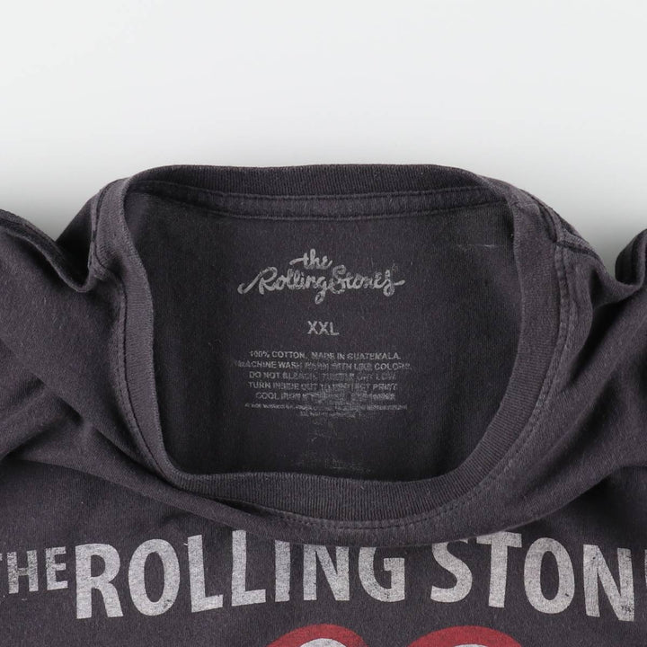 The Rolling Stones Band T-Shirt, Men's XXL cotton Charcoal Vintage Second Hand
