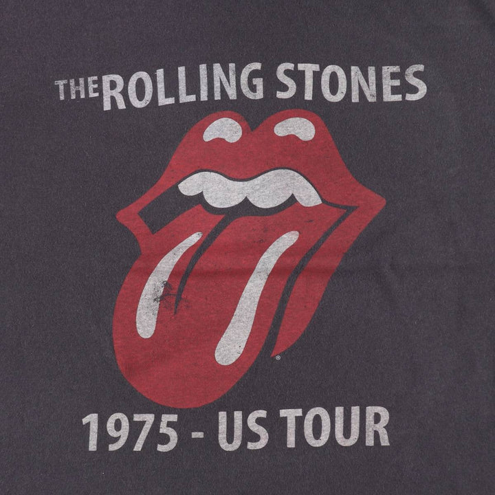 The Rolling Stones Band T-Shirt, Men's XXL cotton Charcoal Vintage Second Hand