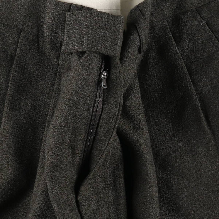 Men's two-pleat slacks, equivalent to size W33, vintage. unclear brown type Vintage Second Hand
