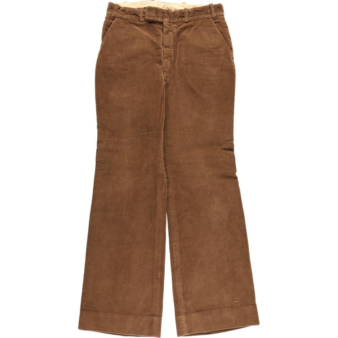 Wide-wale bootcut corduroy pants, men's size W31 (approx.) unclear brown type Vintage Second Hand