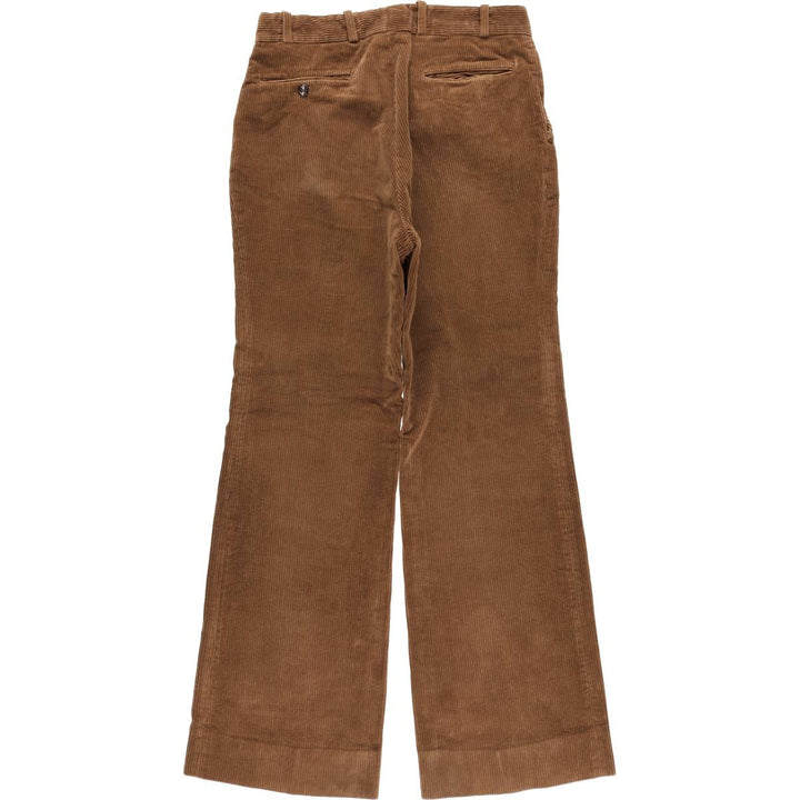 Wide-wale bootcut corduroy pants, men's size W31 (approx.) unclear brown type Vintage Second Hand