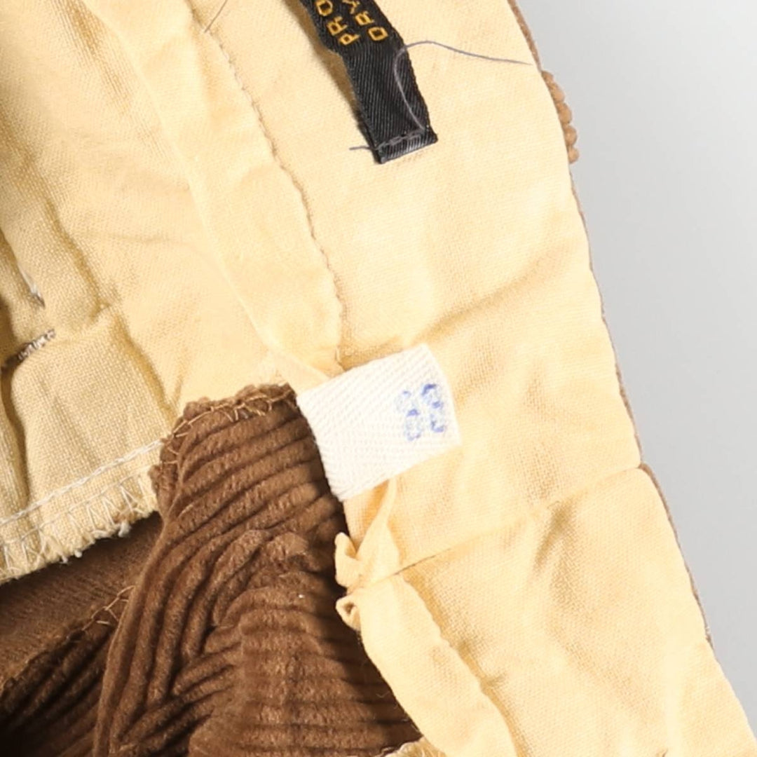Wide-wale bootcut corduroy pants, men's size W31 (approx.) unclear brown type Vintage Second Hand