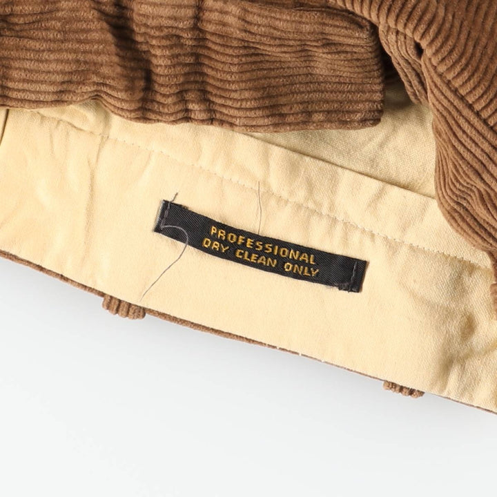 Wide-wale bootcut corduroy pants, men's size W31 (approx.) unclear brown type Vintage Second Hand