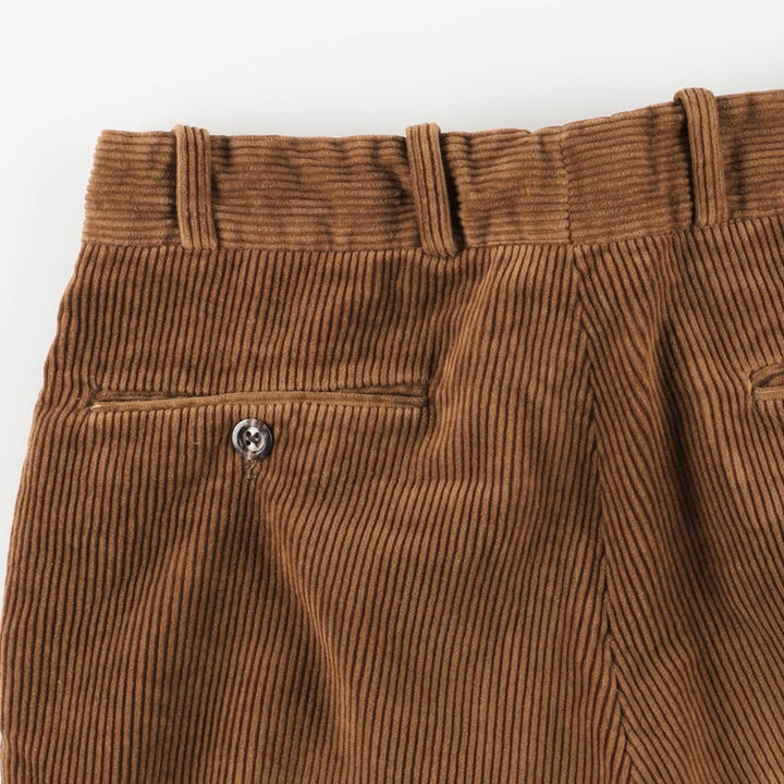 Wide-wale bootcut corduroy pants, men's size W31 (approx.) unclear brown type Vintage Second Hand
