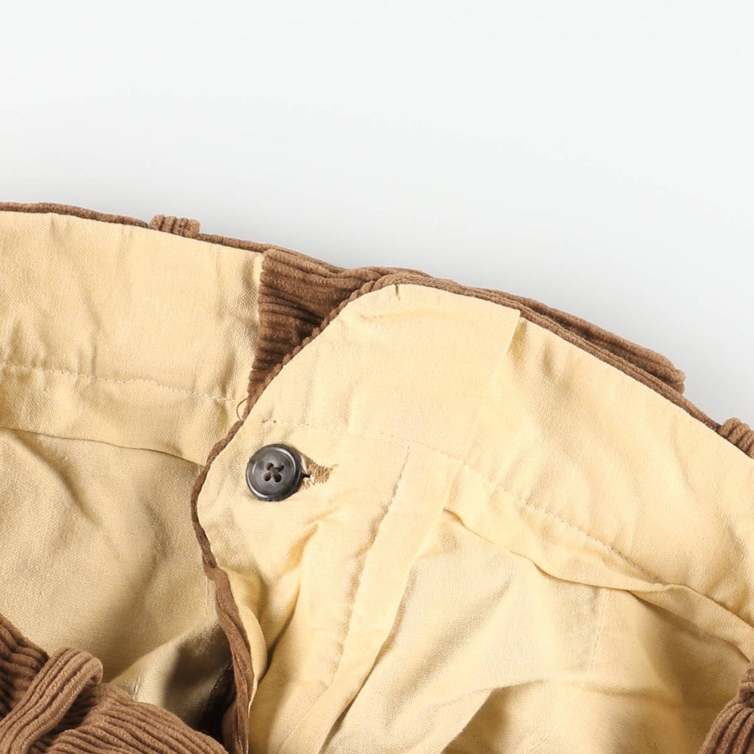 Wide-wale bootcut corduroy pants, men's size W31 (approx.) unclear brown type Vintage Second Hand