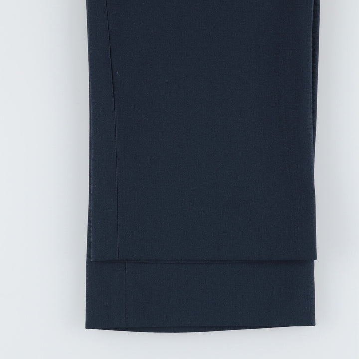 70s-80'S Wool Pants Men's Size W31 unclear navy blue type Vintage Second Hand