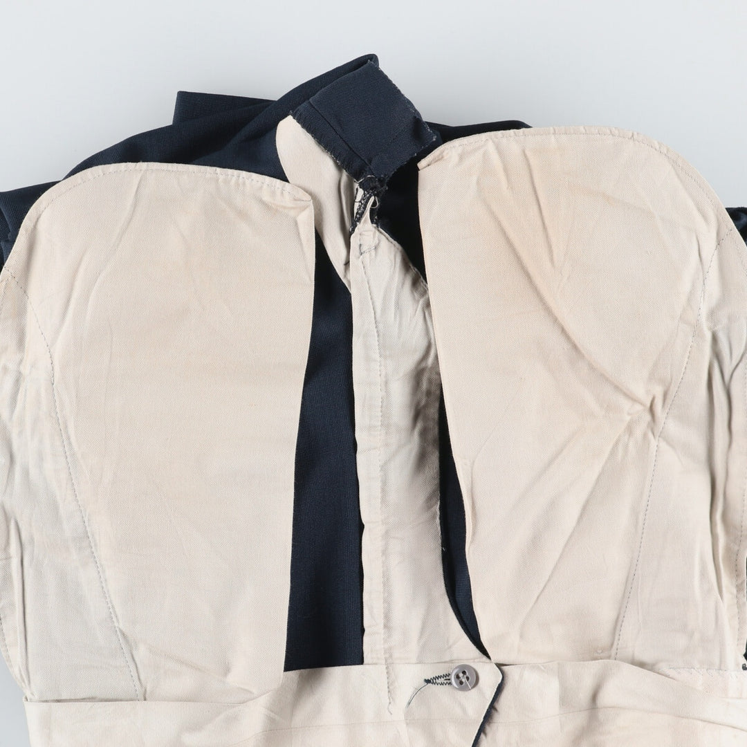 70s-80'S Wool Pants Men's Size W31 unclear navy blue type Vintage Second Hand