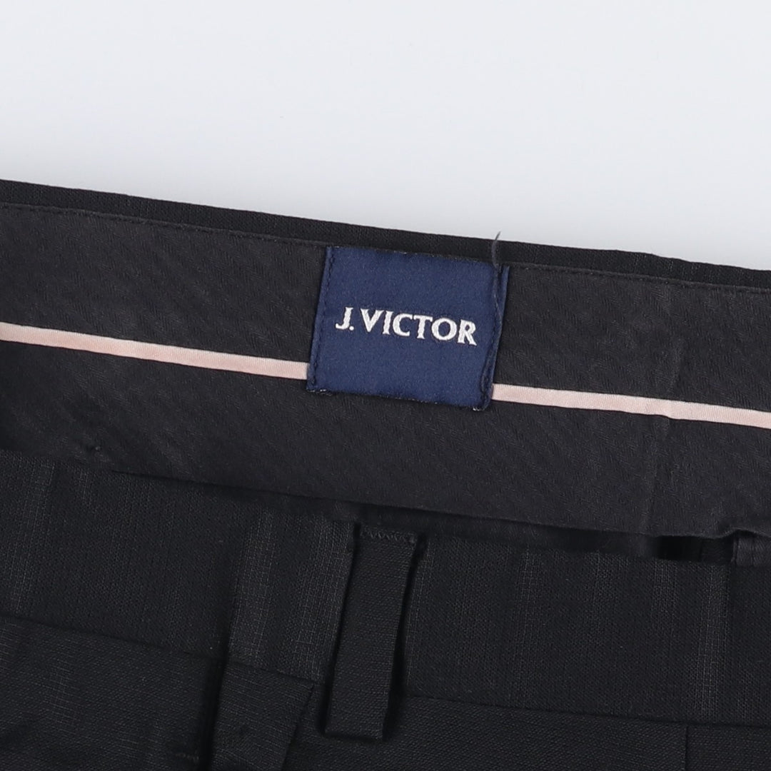 J.VICTOR Men's Slacks, Size 34 unclear black type Vintage Second Hand