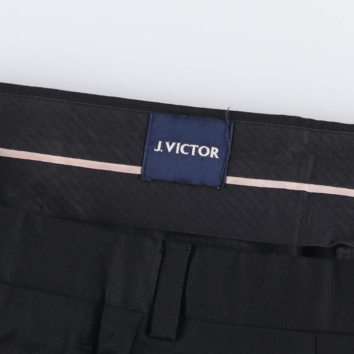 J.VICTOR Men's Slacks, Size 34 unclear black type Vintage Second Hand