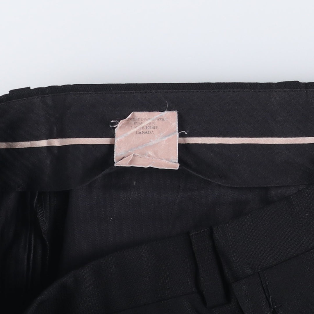 J.VICTOR Men's Slacks, Size 34 unclear black type Vintage Second Hand