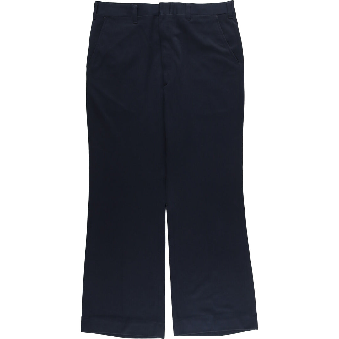 Vintage 70s-80'S Haggar slacks, made in the USA, men's size 34. unclear navy blue type Vintage Second Hand