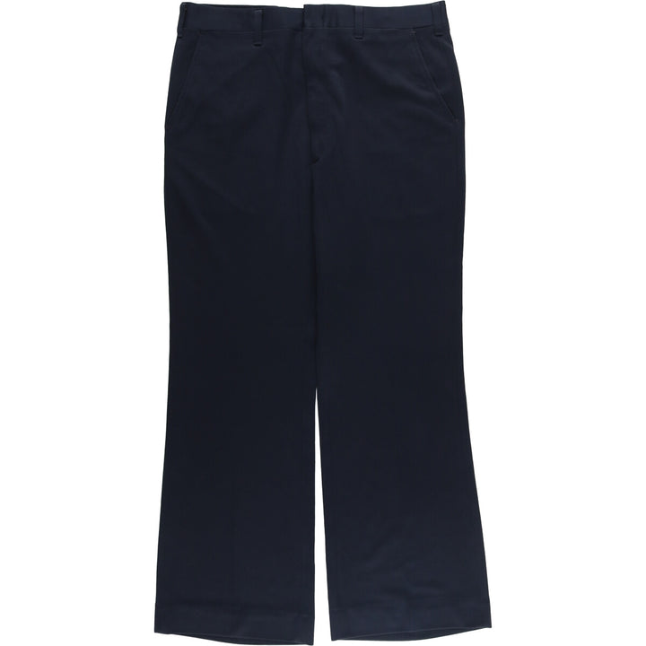 Vintage 70s-80'S Haggar slacks, made in the USA, men's size 34. unclear navy blue type Vintage Second Hand