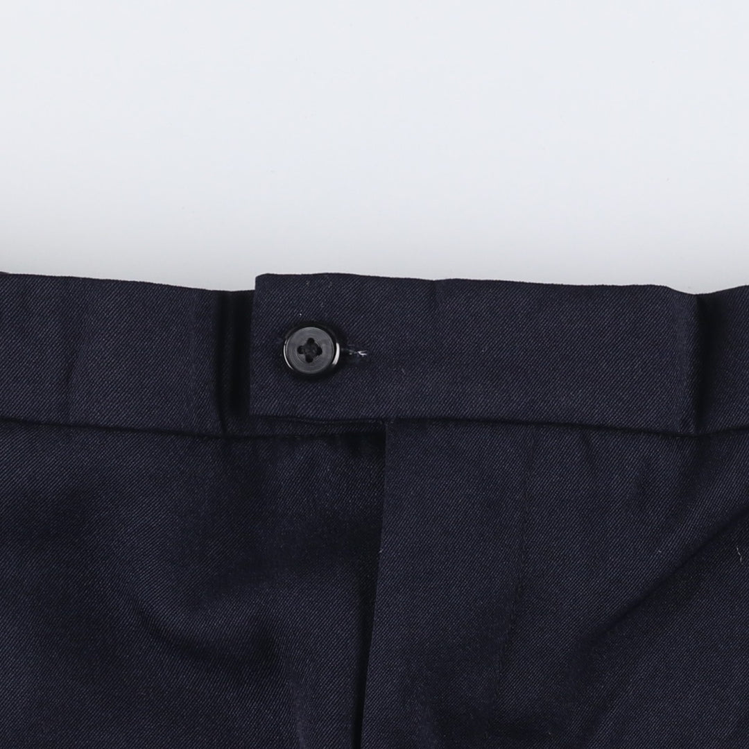GAOSHIWEI Men's Slacks Pants (Size W37) unclear navy blue type Vintage Second Hand