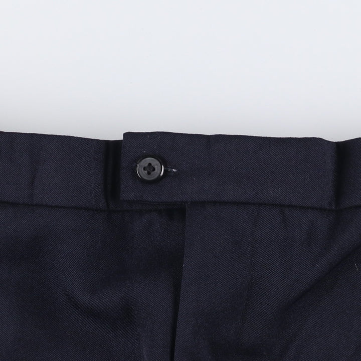 GAOSHIWEI Men's Slacks Pants (Size W37) unclear navy blue type Vintage Second Hand