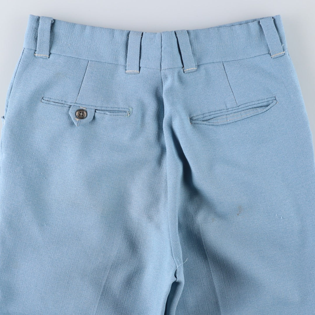 Vintage men's slacks from the 1970'S (equivalent to size W30). unclear Blue type light blue Vintage Second Hand