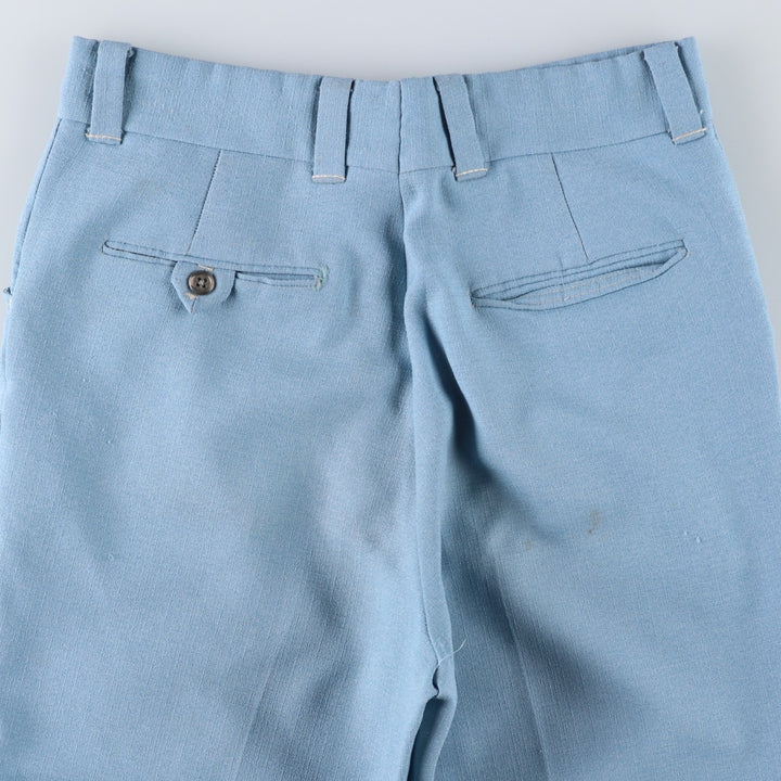 Vintage men's slacks from the 1970'S (equivalent to size W30). unclear Blue type light blue Vintage Second Hand