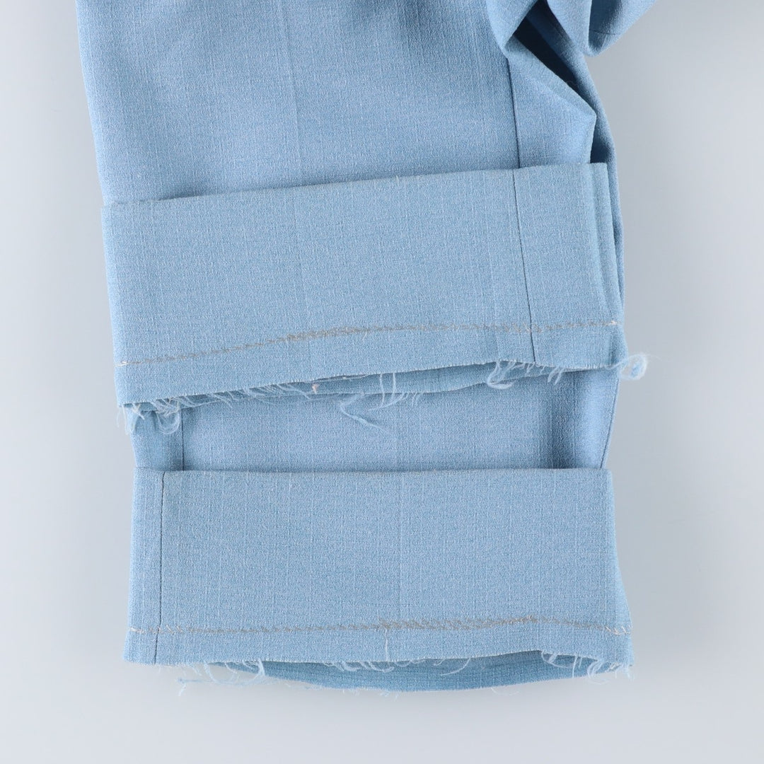 Vintage men's slacks from the 1970'S (equivalent to size W30). unclear Blue type light blue Vintage Second Hand