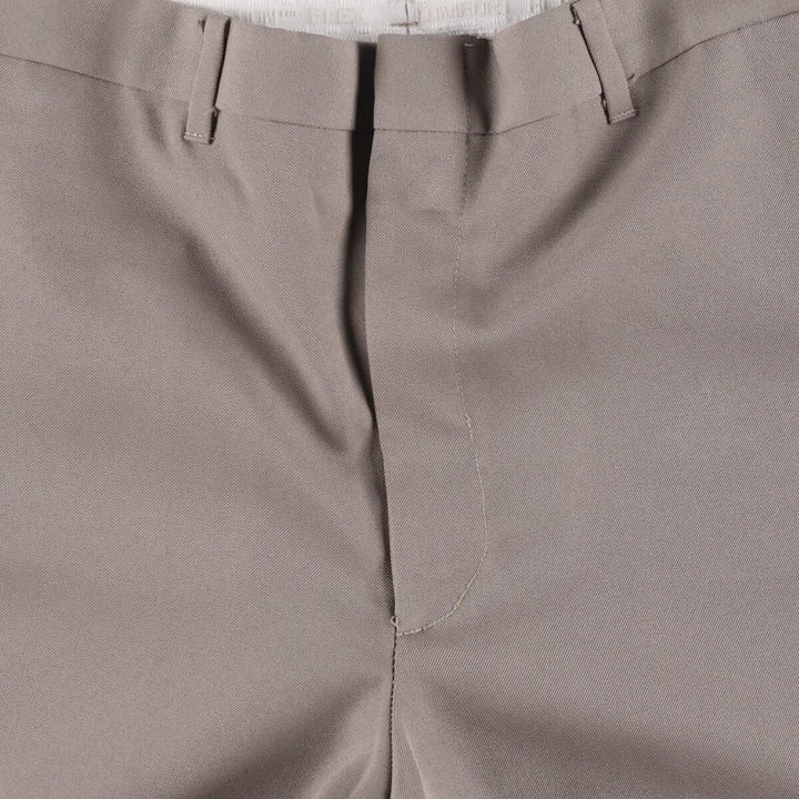 70s~80'S Vintage slacks for men, size W34 unclear gray type Vintage Second Hand