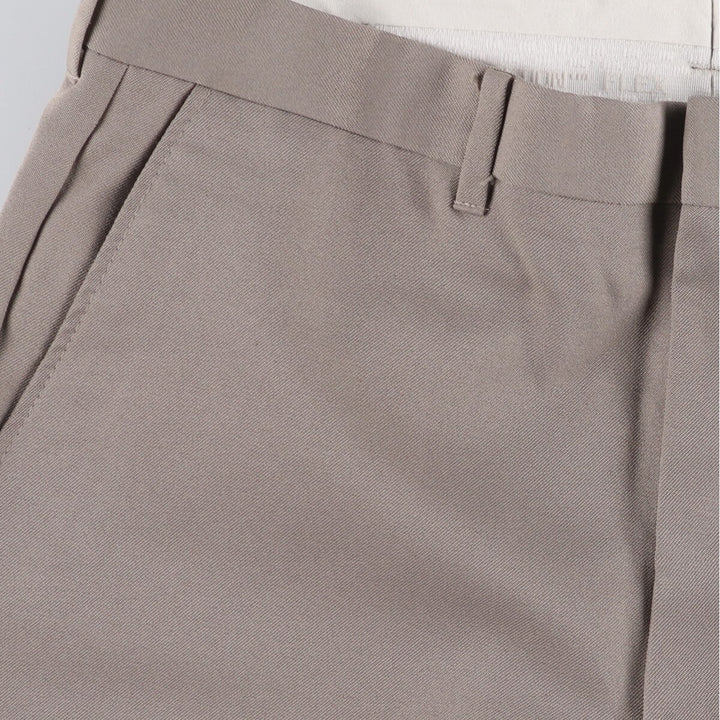 70s~80'S Vintage slacks for men, size W34 unclear gray type Vintage Second Hand