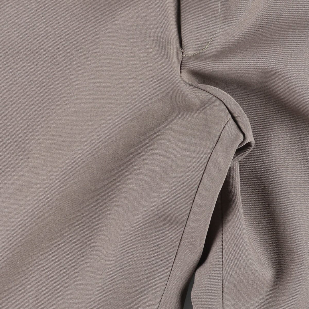 70s~80'S Vintage slacks for men, size W34 unclear gray type Vintage Second Hand