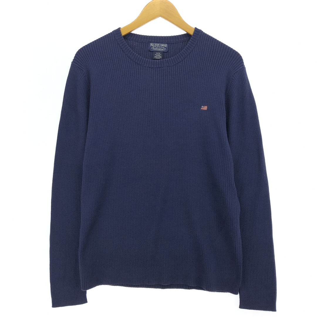 Ralph Lauren POLO JEANS COMPANY Ribbed cotton knit sweater Men's M size / eaa468914