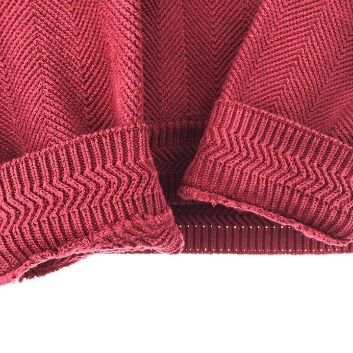 90'S Ralph Lauren CHAPS Herringbone Cotton Knit Sweater Men's XL Vintage /eaa468926