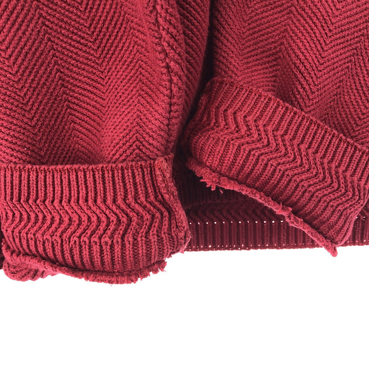 90'S Ralph Lauren CHAPS Herringbone Cotton Knit Sweater Men's XL Vintage /eaa468926