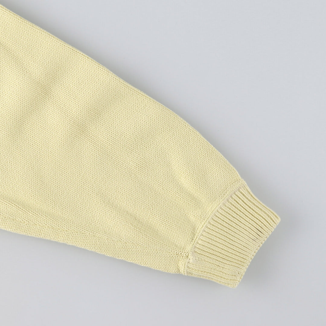 90s~ Tommy Hilfiger Cotton Knit Sweater Men's XXL Vintage cotton unbleached Vintage Second Hand