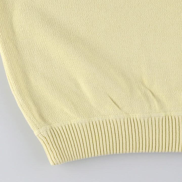 90s~ Tommy Hilfiger Cotton Knit Sweater Men's XXL Vintage cotton unbleached Vintage Second Hand