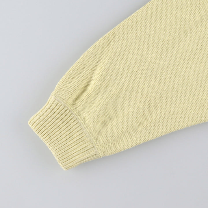 90s~ Tommy Hilfiger Cotton Knit Sweater Men's XXL Vintage cotton unbleached Vintage Second Hand