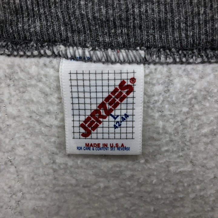 Vintage 80s-90'S Princeton University College Sweatshirt, Made in USA, Men's Size L polyester gray type Vintage Second Hand