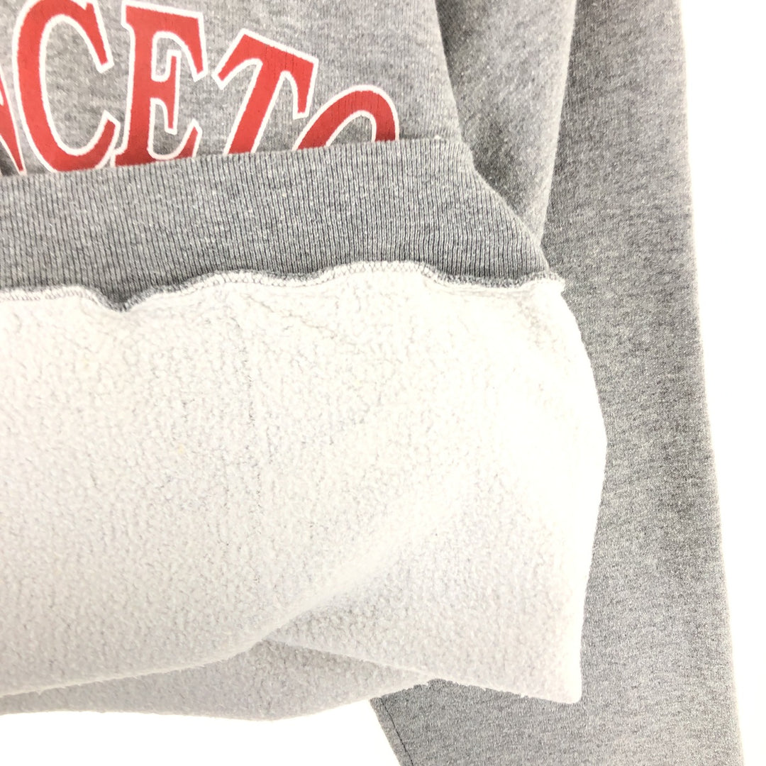 Vintage 80s-90'S Princeton University College Sweatshirt, Made in USA, Men's Size L polyester gray type Vintage Second Hand