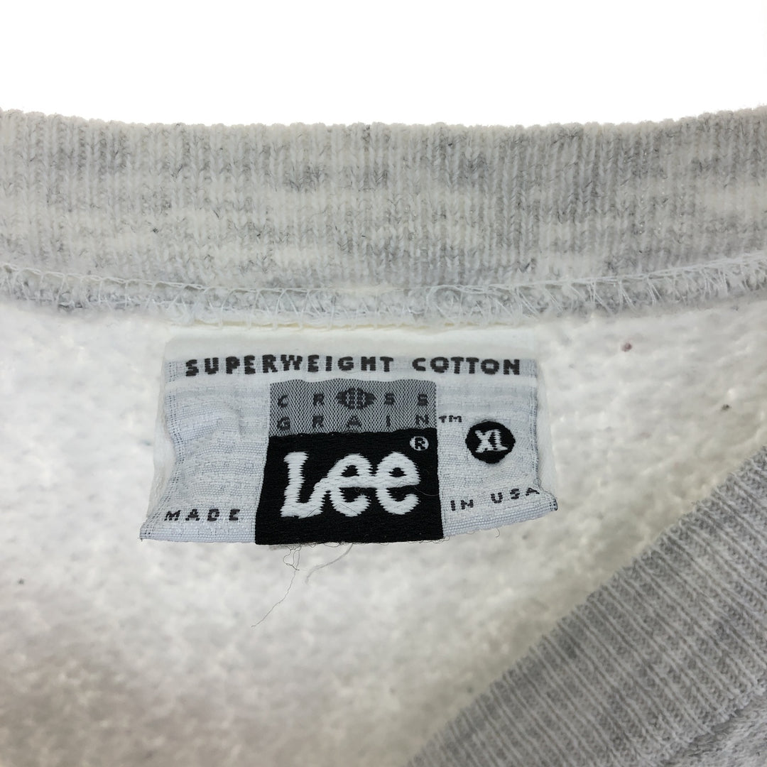 90'S Lee Reverse Weave Printed Sweatshirt, Made in USA, Men's XL, Vintage /eaa468979