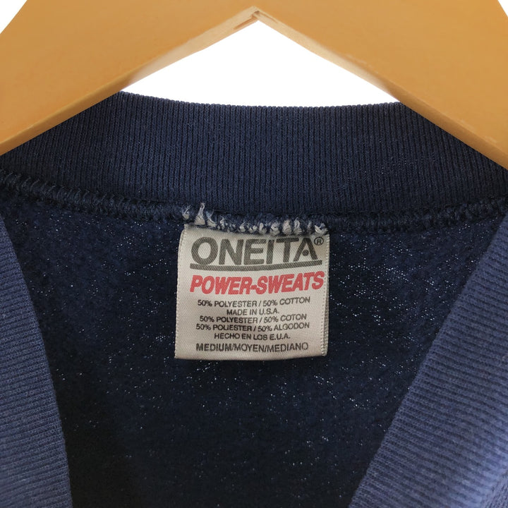 90'S ONEITA POWER-SWEATS Sweatshirt Trainer Made in USA Men's M Size Vintage /eaa468995