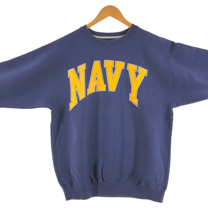 90'S Starter USNAVY sweatshirt, made in USA, men's size L, vintage /eaa468997