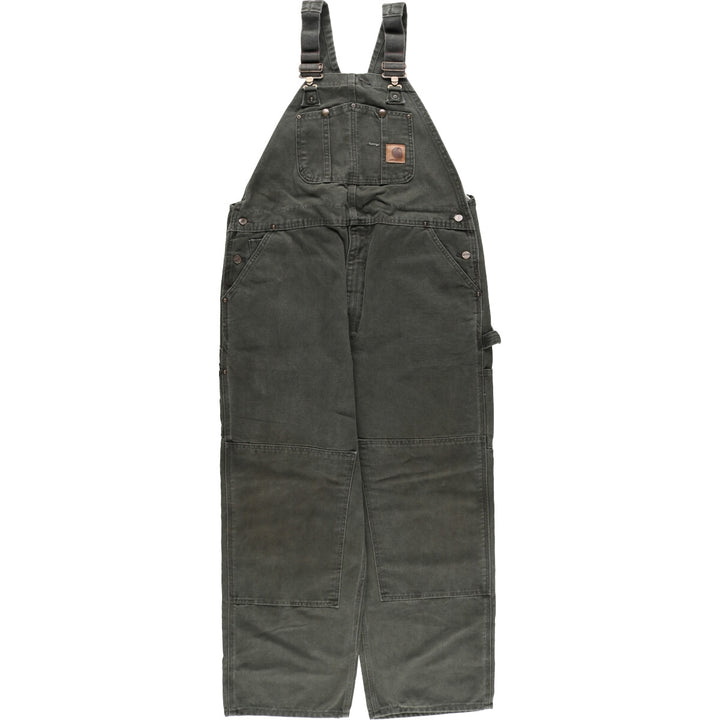 Big size Carhartt double knee duck overalls made in USA, men's w42 equivalent / eaa469003