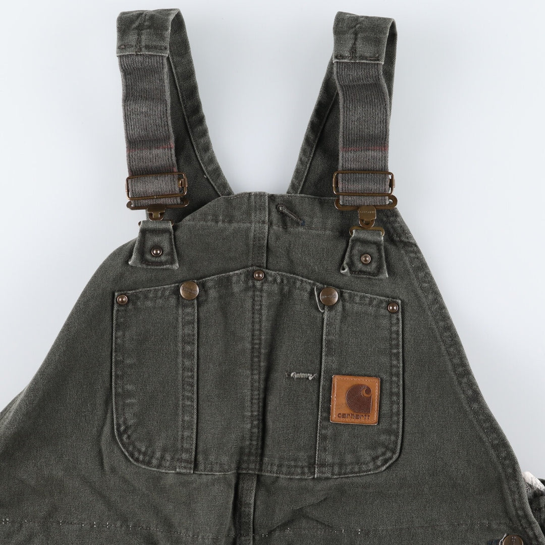 Big size Carhartt double knee duck overalls made in USA, men's w42 equivalent / eaa469003