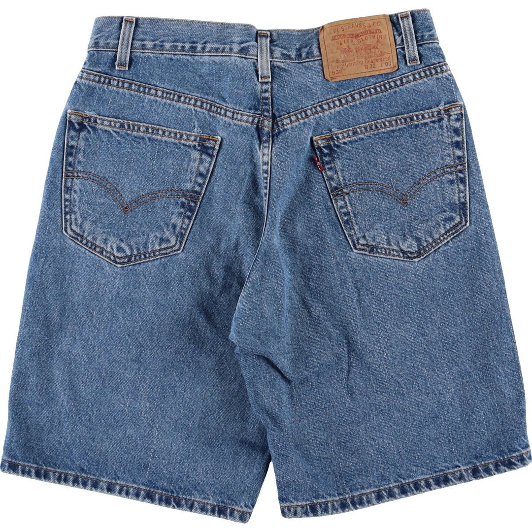 00'S Levi's 550 Relaxed Fit Denim Shorts, Half Pants, Men's, W32 equivalent / eaa469027