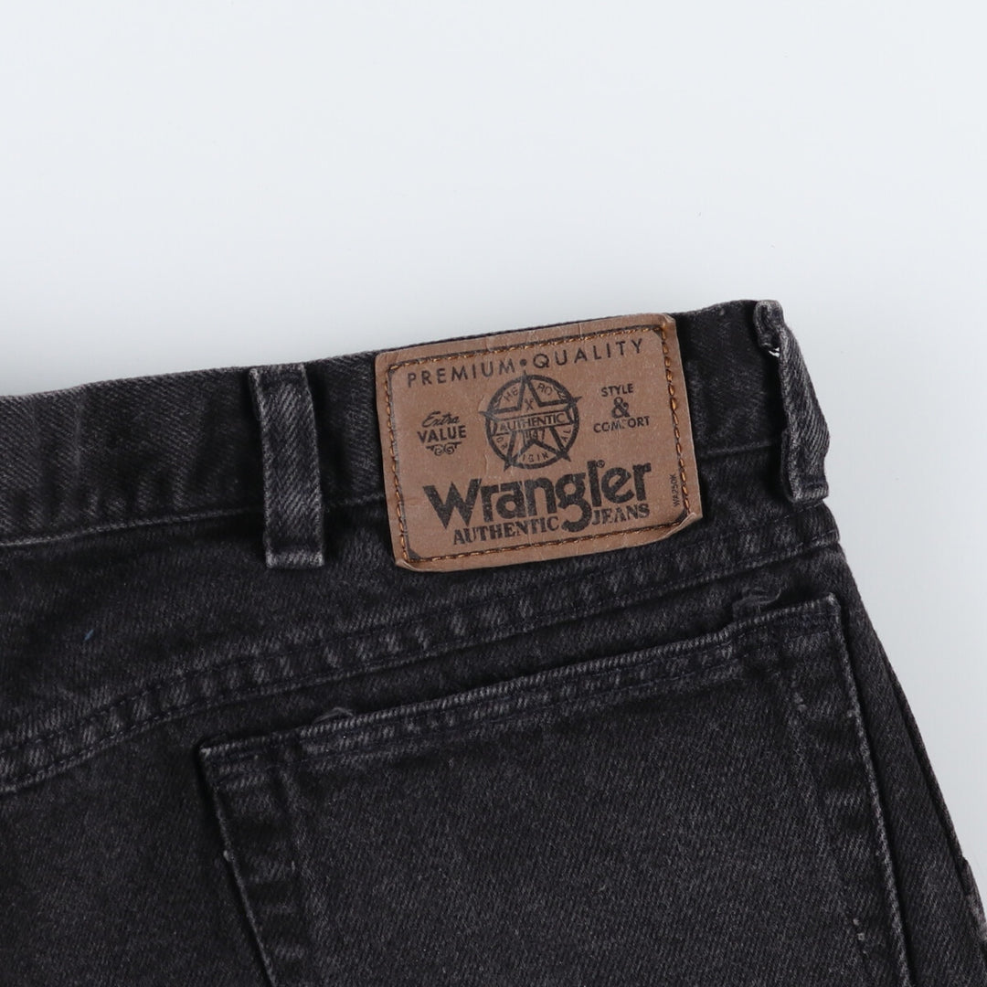 90'S Wrangler Black Denim Shorts, Made in USA, Men's, W36, Vintage / eaa469034