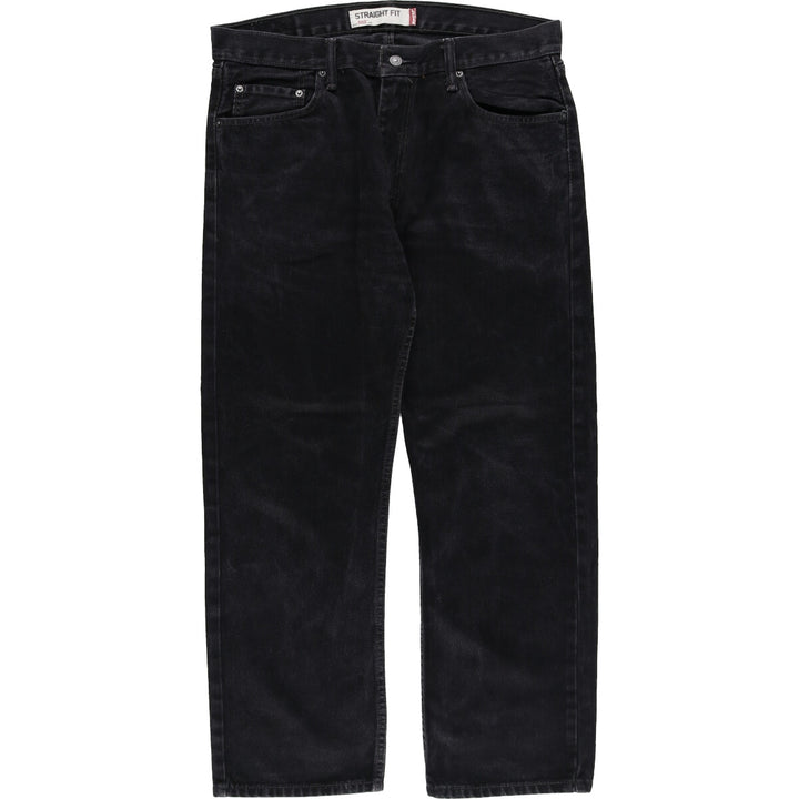 Levi's 505 STRAIGHT FIT Black Denim Tapered Denim Pants Men's W38 equivalent / eaa469049