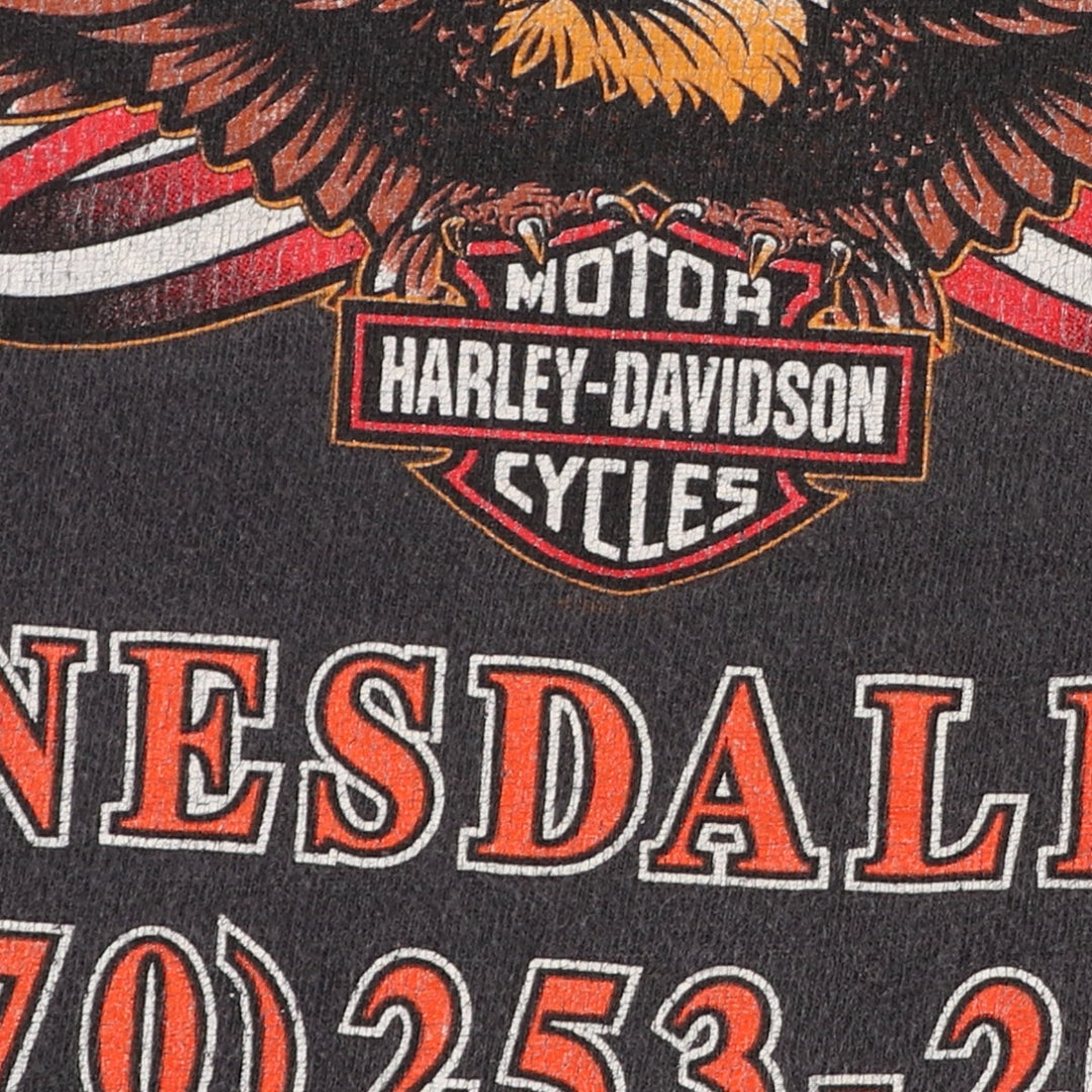 90'S Harley Davidson Eagle Pattern Motorcycle Bike T-shirt Made in USA Men's XL Vintage /eaa469075