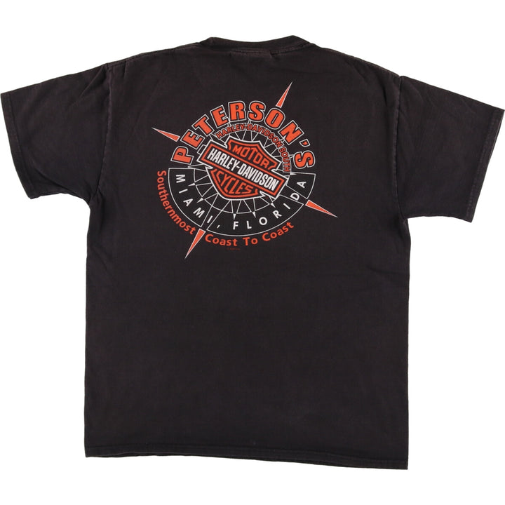 00'S Harley-Davidson Motorcycle Bike T-shirt Men's M size / eaa469096