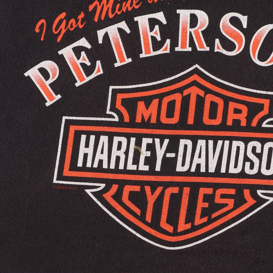 00'S Harley-Davidson Motorcycle Bike T-shirt Men's M size / eaa469096