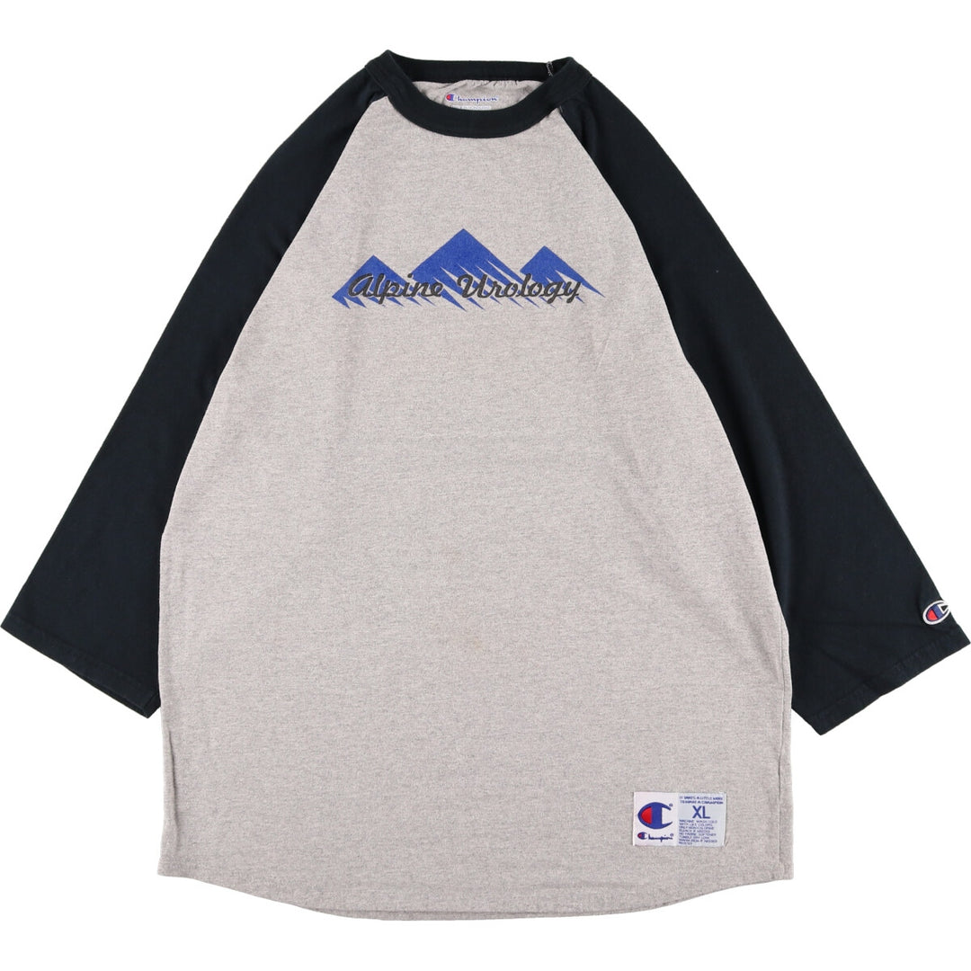 Champion 3/4 Sleeve Raglan T-Shirt Men's XL /eaa469119