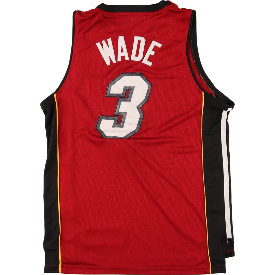 Adidas NBA MIAMI HEAT V-neck game shirt replica uniform men's M equivalent / eaa469128